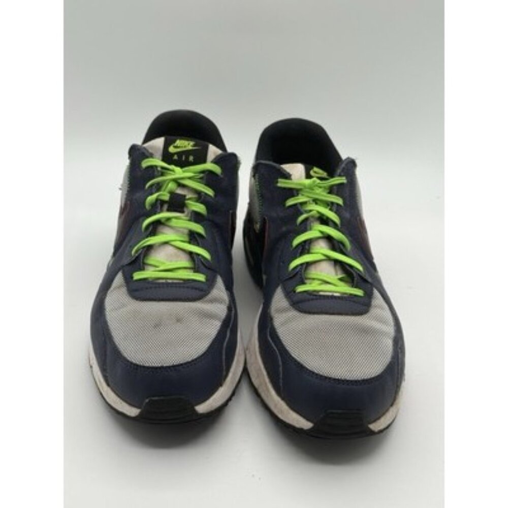 Nike Air Max Excee Running Shoes Men’s Navy  Blue Black Neon  CD4165 400 Size 12 - Picture 2 of 9